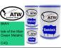 Preview: BMW, Isle of the Man Green Metallic, C4G: 500ml Lackdose + 500ml Klarlack + 250ml Härter - Set, von ATW Autoteile West.